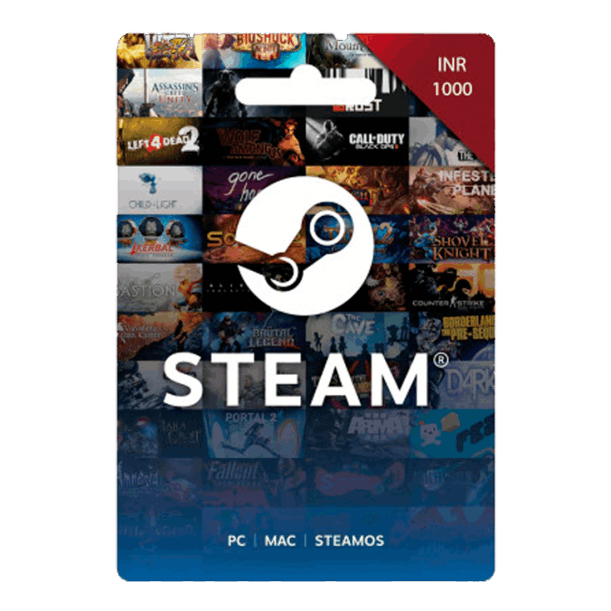 Steam Card (INR 1000)