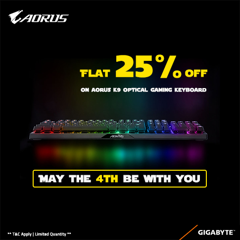 May the 4th be with AORUS K9!