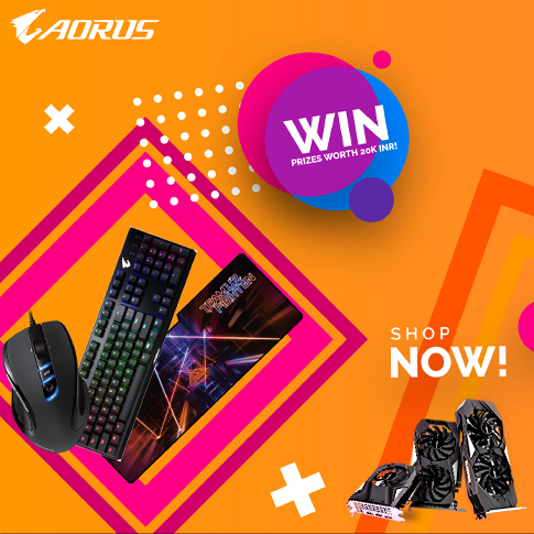 Buy GIGABYTE GTX1650 Series And Get A Chance To Win AORUS T-shirts and Exclusive Goodies