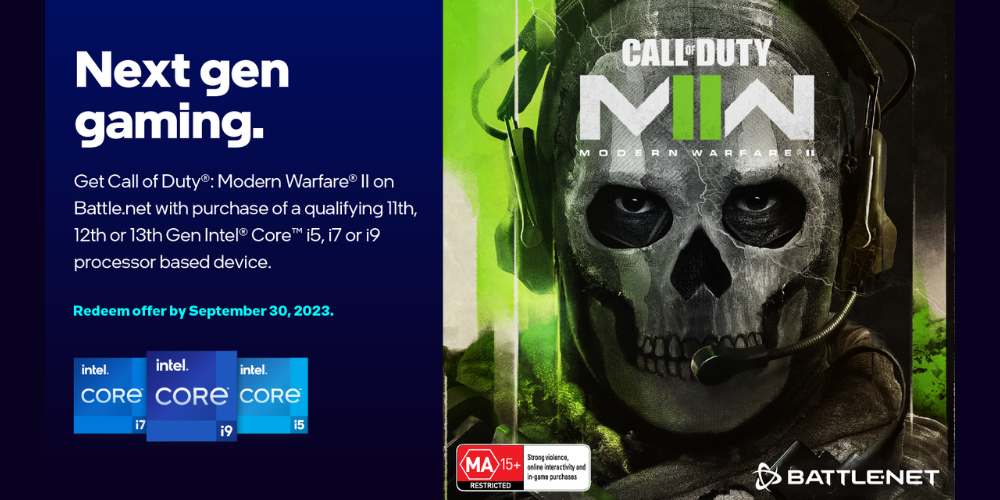[IN] Get Call of Duty: Modern Warfare II on battle.net with selected INTEL x GIGABYTE products