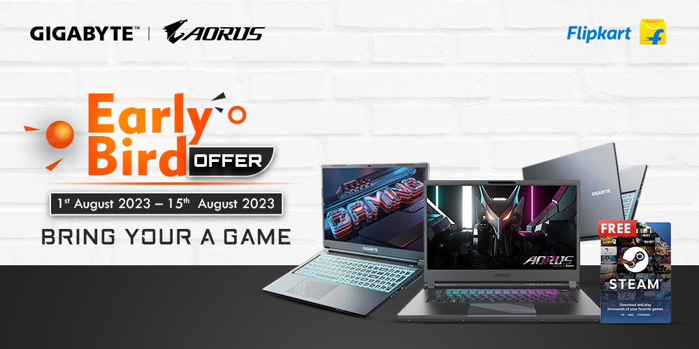 [IN] Early Bird Offer - Buy a selected RTX40 Series laptop and get Steam Code!