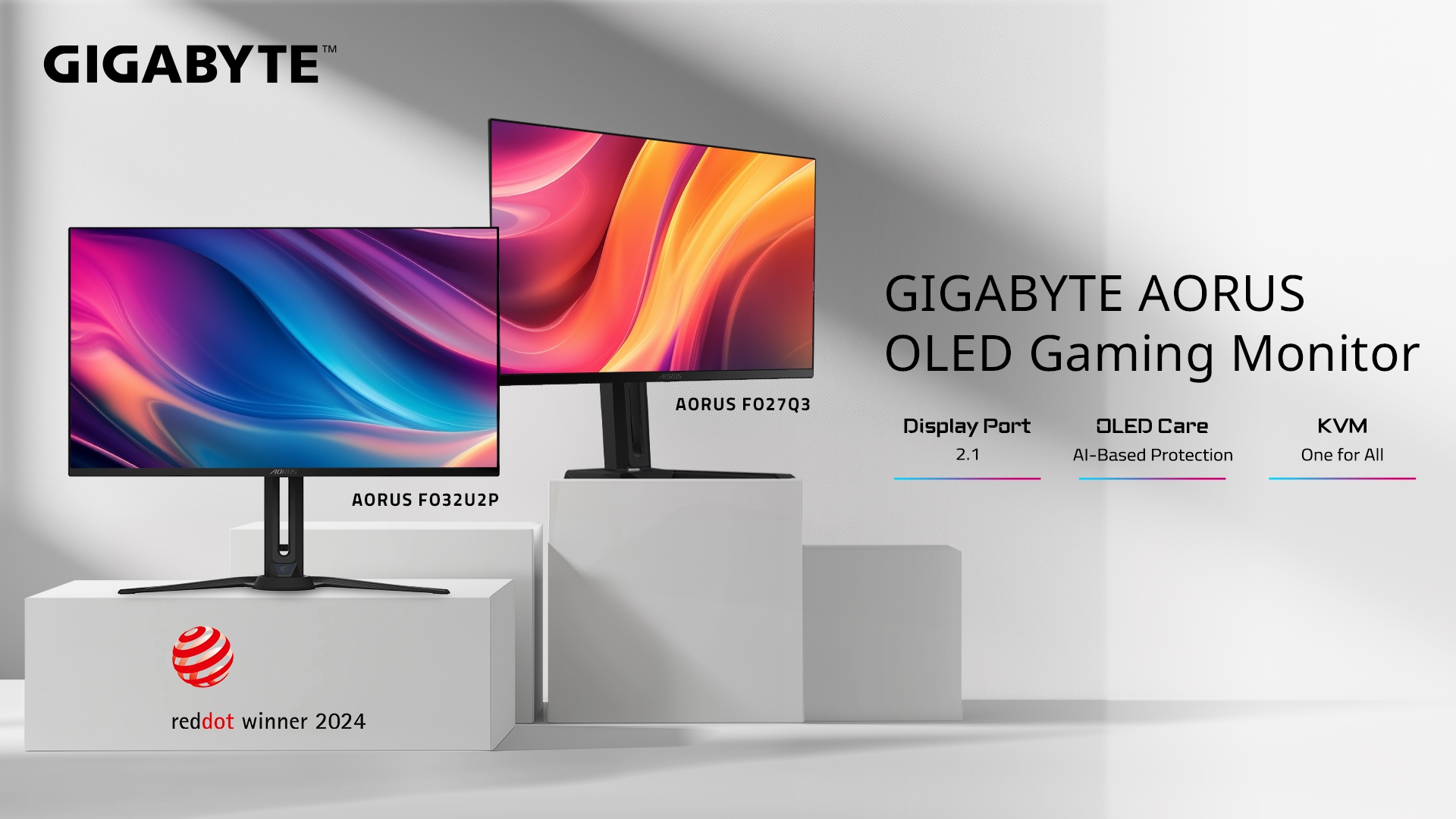 GIGABYTE Unveils New QD-OLED Monitors in India: FO32U2P and FO27Q3